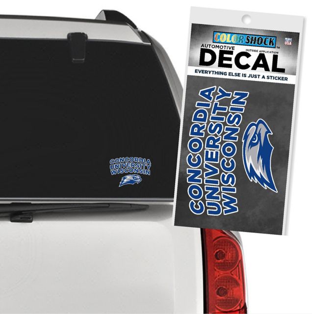 Concordia University Wisconsin Falcons Decal