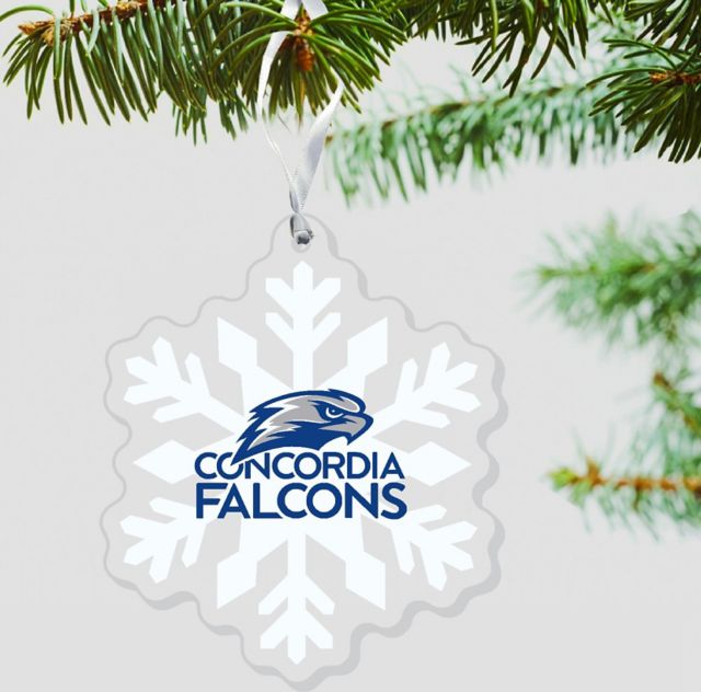 Concordia University Wisconsin Falcons 3'' x 4'' Ornament