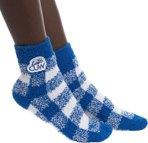 Concordia University Wisconsin Buffalo Check Socks