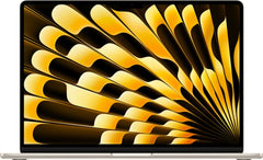 Apple 15-inch MacBook Air: Apple M4 chip with 10-core CPU and 10-core GPU, 24GB, 512GB SSD - Starlight - ONLINE ONLY