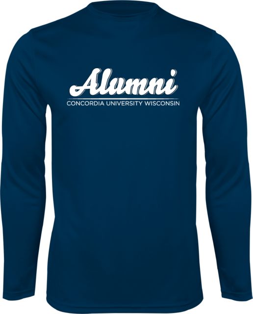 Concordia WI Performance Longsleeve Shirt Alumni Script - ONLINE ONLY