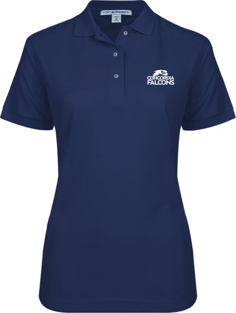 Concordia WI Ladies Easycare Pique Polo Standard Falcon Wordmark - ONLINE ONLY