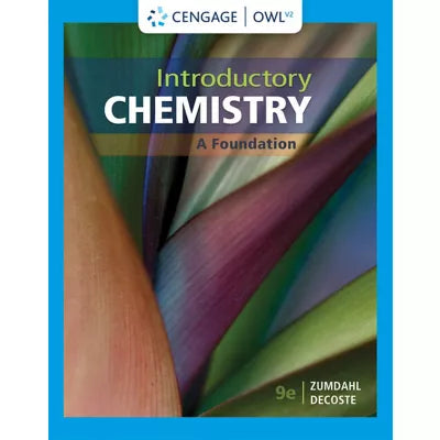 OWLv2 Student Solutions Manual eBook, 4 terms (24 months) Instant Access for Zumdahl/DeCoste's Introductory Chemistry: A Foundation